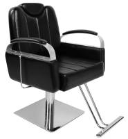 Friseurstuhl 205523 schwarz mit verstellbare Rückenlehne Friseurstuhl 205523 schwarz mit verstellbare Rückenlehne