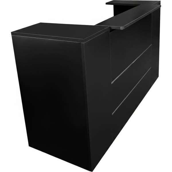 Reception counter E0KP60 black Reception counter