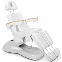 Preview: Fußpflegestuhl 120273 weiß holz 5 Motoren Preview: Fußpflegestuhl 120273 weiß holz 5 Motoren