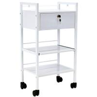 Beistelltisch 403433 weiß mit Universalhalterung für Lupenlampe Beistelltisch 403433 weiß mit Universalhalterung für Lupenlampe