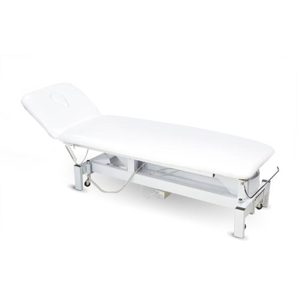 elektrische Behandlungsliege weiß 002301