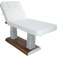 Massageliege Braun / Weiß mit 4 Motoren L36684a Massageliege Braun / Weiß mit 4 Motoren L36684a