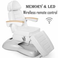 Vollelektrische Kosmetikliege mit Memory und LED Beleuchtung Vollelektrische Kosmetikliege mit Memory und LED Beleuchtung