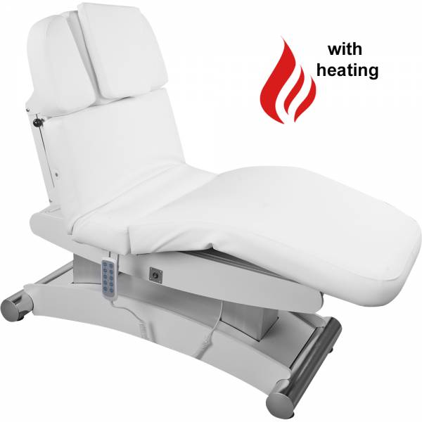 Massageliege 002293H (8102) weiß mit 5 Motoren & Heizung