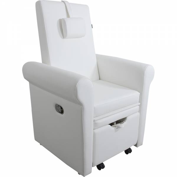 Pedikürsessel p04200 Pedikürstuhl Fußpflegestuhl weiß