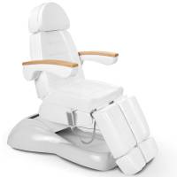 Preview: Fußpflegestuhl 120273 weiß holz 5 Motoren Preview: Fußpflegestuhl 120273 weiß holz 5 Motoren
