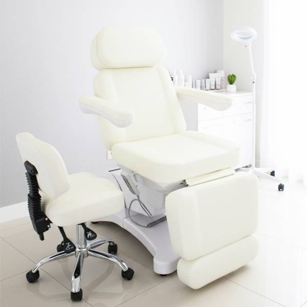 Kosmetikkabine - vollelektrisch, ergonomisch, modern, perlweiß 907701