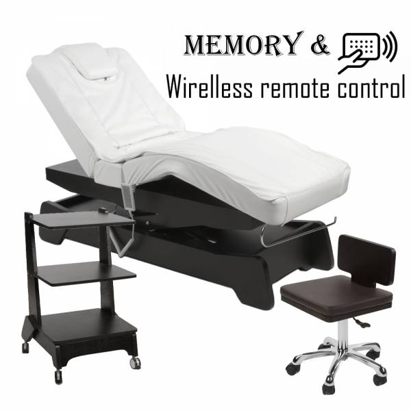 9L5208m Massagekabine schwarz / weiß mit Memory