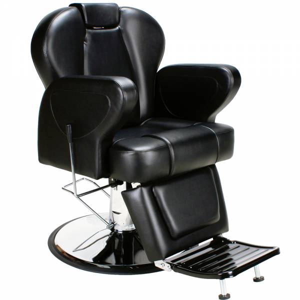 Barber 205019 Herrenstuhl Friseurstuhl schwarz