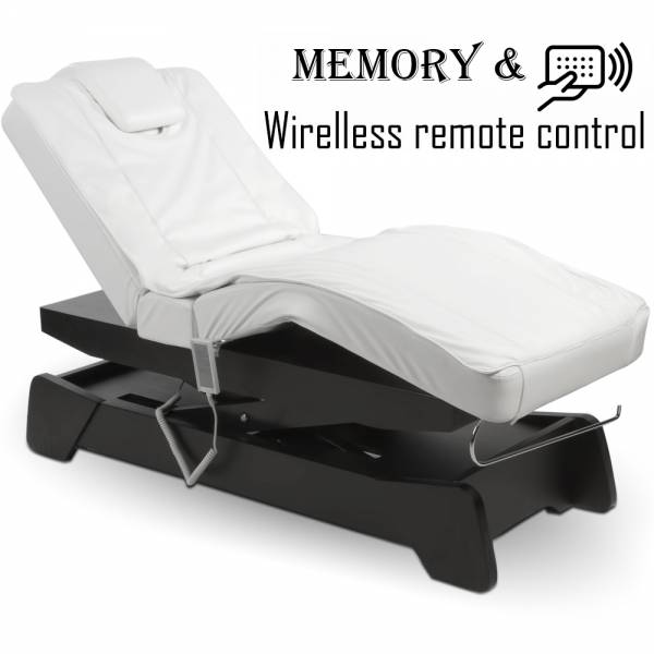 Massage couch L50208m wellness couch with memory black-and-white