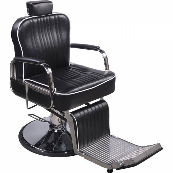 Barber 205029 Herrenstuhl Friseurstuhl schwarz