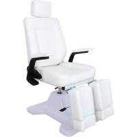 Fußpflegestuhl Hydraulisch-Mechanischer weiß F0107a/F08117b Fußpflegestuhl Hydraulisch-Mechanischer weiß F0107a/F08117b