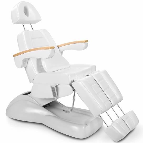 Fußpflegestuhl 120273 weiß holz 5 Motoren