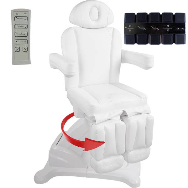 Vollelektrischer 126673a Fußpflegestuhl mit 5 Motoren weiß