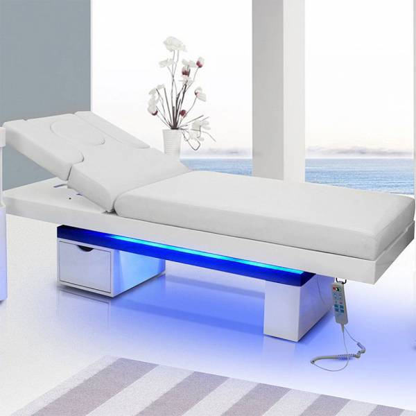 Massageliege Wellnessliege Weiß 003815