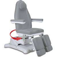 Vollelektrischer F26672a Fußpflegestuhl mit 5 Motoren grau Vollelektrischer F26672a Fußpflegestuhl mit 5 Motoren grau