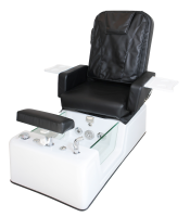 Fußpflegesessel elektrisch mit Rückenmassagefunktion schwarz / weiß F052310 Fußpflegesessel elektrisch mit Rückenmassagefunktion schwarz / weiß F052310