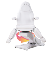 Fußpflegestuhl in Weiß mit 3 Motoren 1208187 Fußpflegestuhl in Weiß mit 3 Motoren 1208187